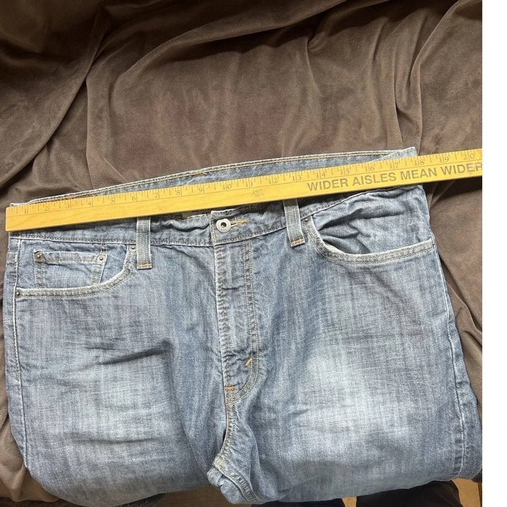 Levi Strauss 514 Slim Straight Jeans Mens 36x30 Blue Denim Cotton